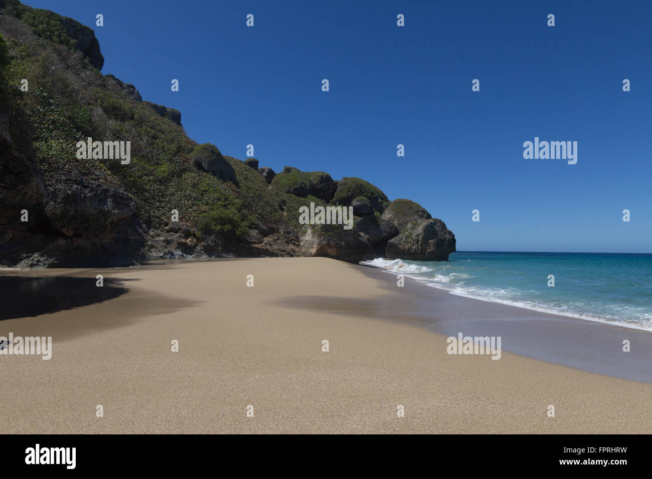 Survivor Beach in Aguadilla, Puerto Rico Foto Stock