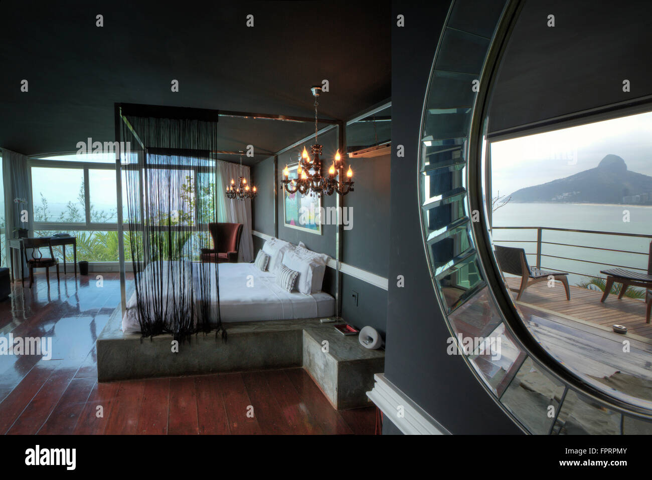 La Suite hotel in Rio de Janeiro, camera da letto Foto Stock
