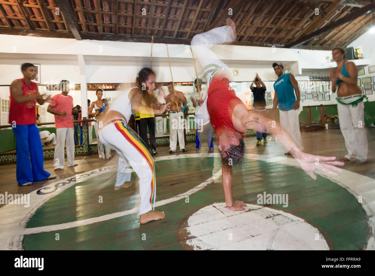 Capoeira in Brasile Foto Stock