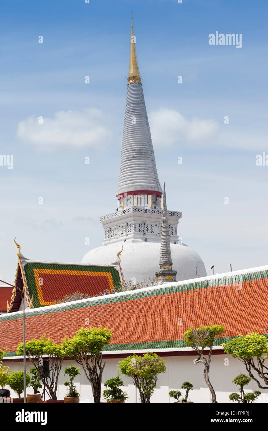 Il Wat Phra Mahathat Woramahawihan in Nakhon Si Thammarat Foto Stock
