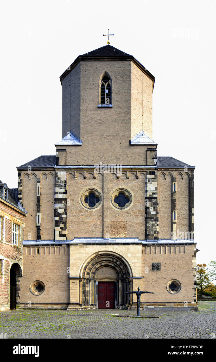 Mönchengladbach Minster, Abteiberg, Mönchengladbach, Renania settentrionale-Vestfalia, Germania Foto Stock
