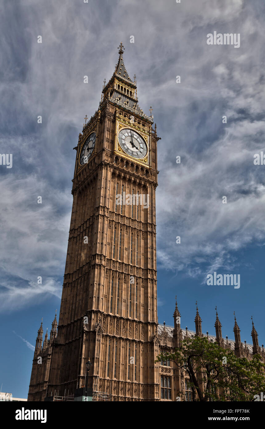 Il Big Ben, le Houses of Parliament Londra Foto Stock