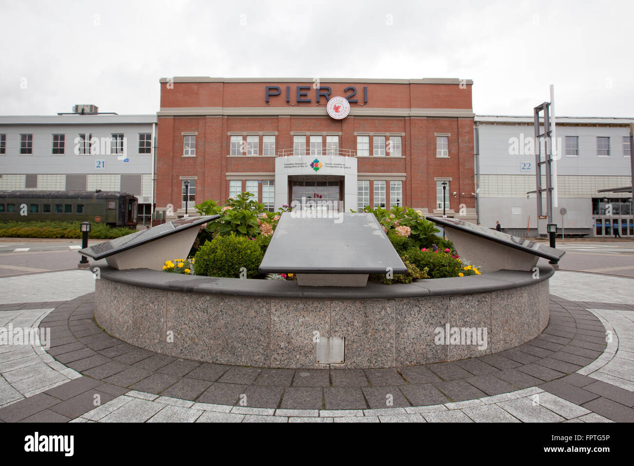 Museo canadese di immigrazione al Molo 21 Halifax Nova Scotia Foto Stock