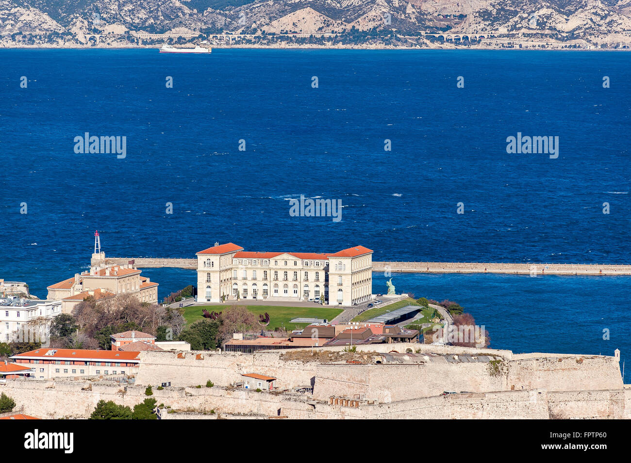 Le Palais du Pharo,Marsiglia, Bouches du Rhone, 13, Paca,Francia Foto Stock