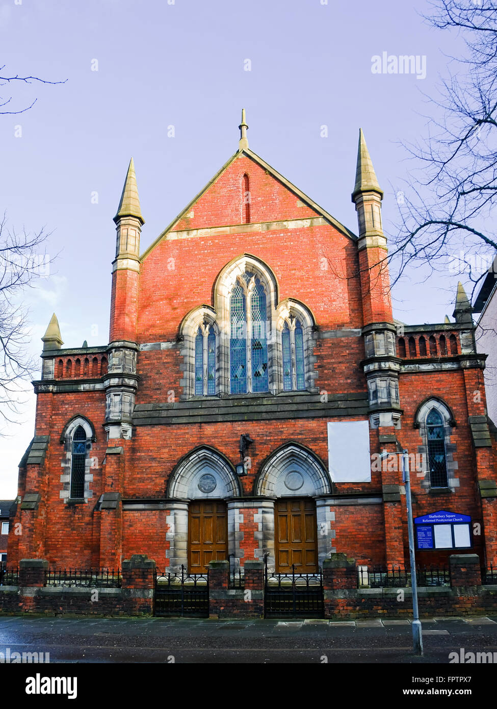 Shaftesbury Square riformata Chiesa presbiteriana Foto Stock