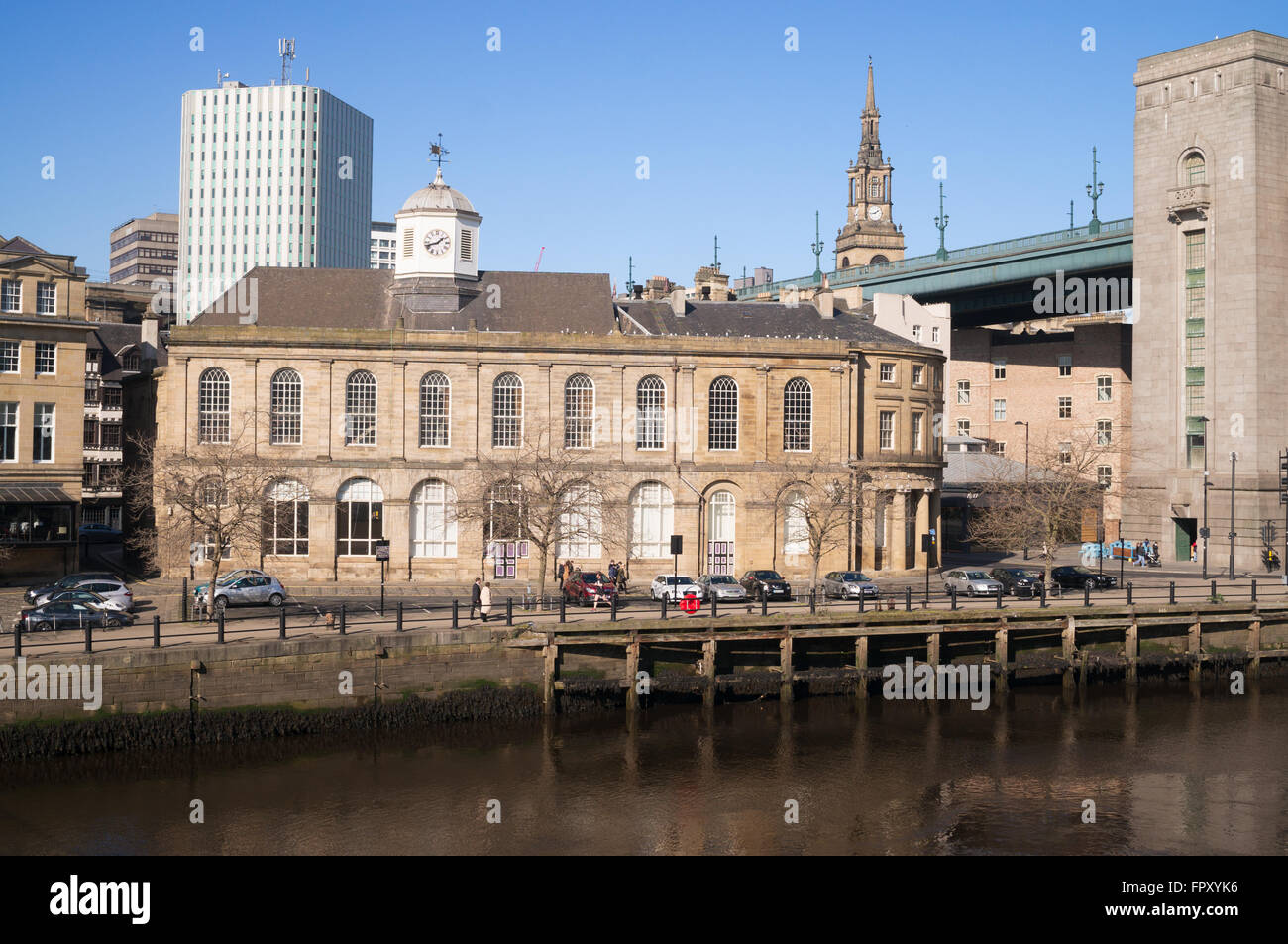 Newcastle upon Tyne Guildhall e mercanti corte edificio, North East England, Regno Unito Foto Stock