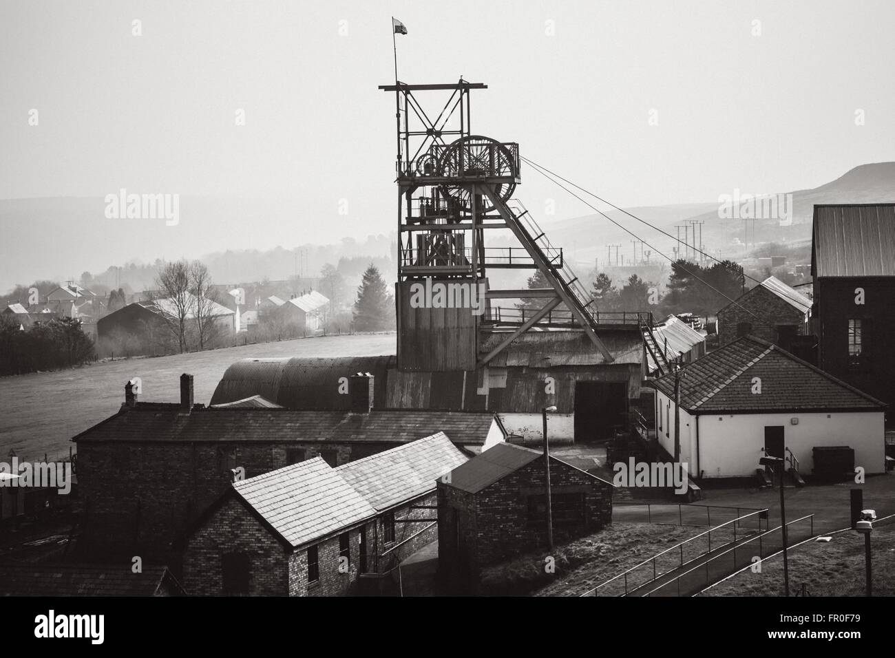 Fotografie scattate al Big Pit National Coal Museum Museum · Blaenavon, Torfaen Foto Stock