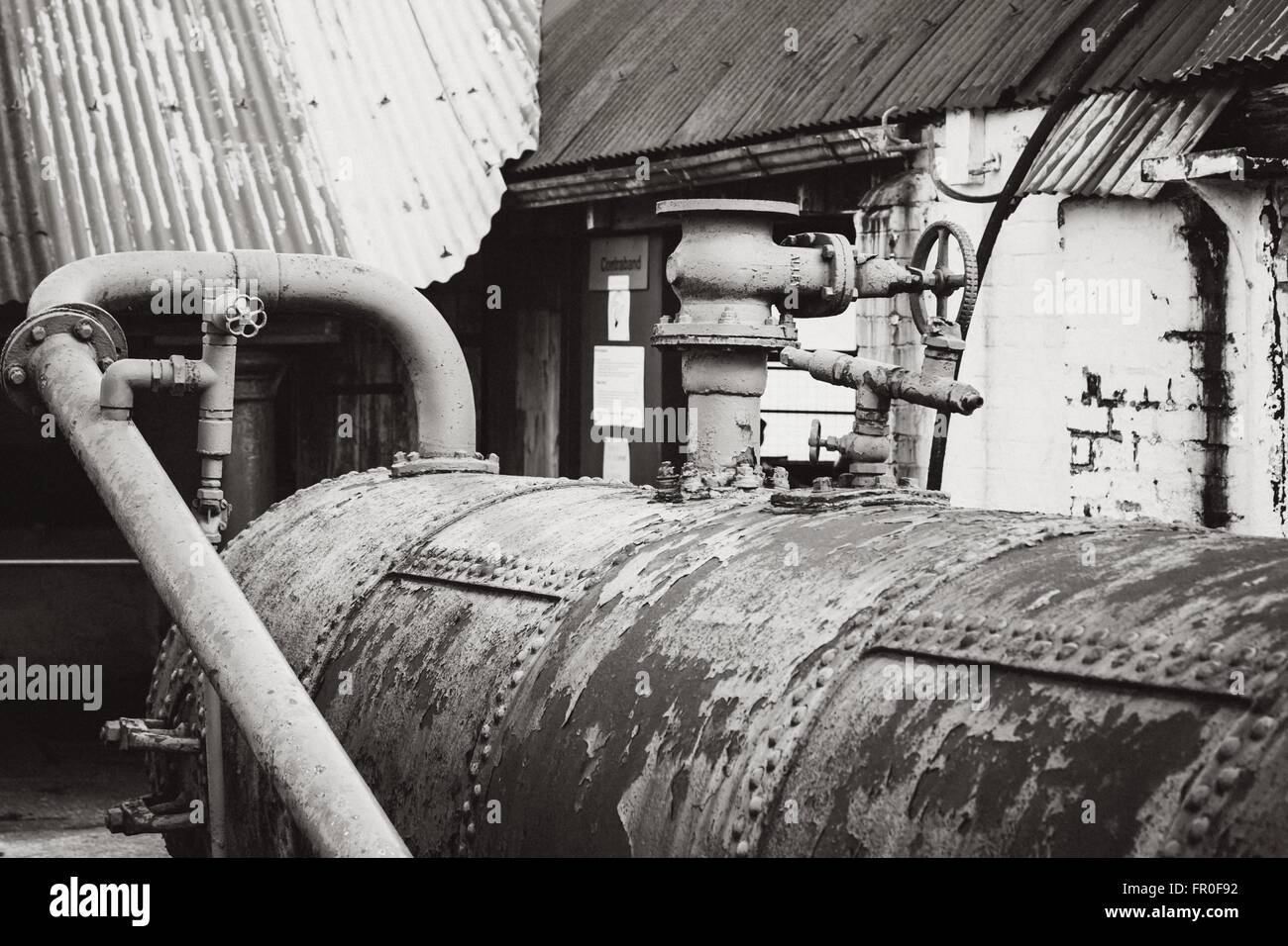 Fotografie scattate al Big Pit National Coal Museum Museum · Blaenavon, Torfaen Foto Stock
