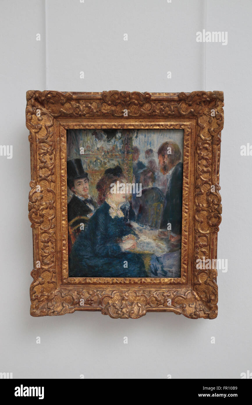 "Nel cafe' da Auguste Renoir nel Museo Kröller-Müller, Otterlo, Paesi Bassi. Foto Stock
