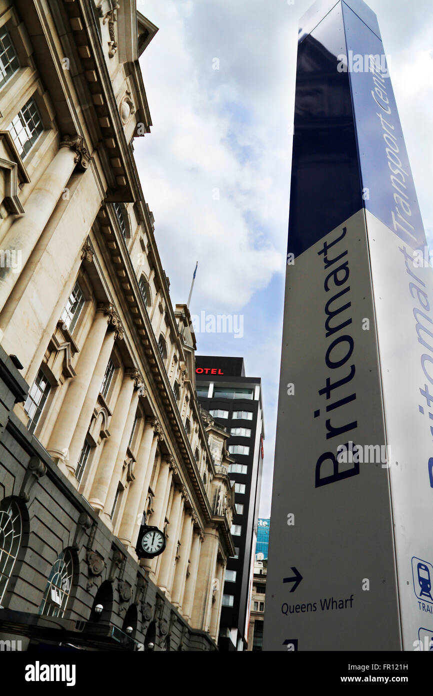 Britomart Transport Centre di Auckland, Nuova Zelanda Foto Stock