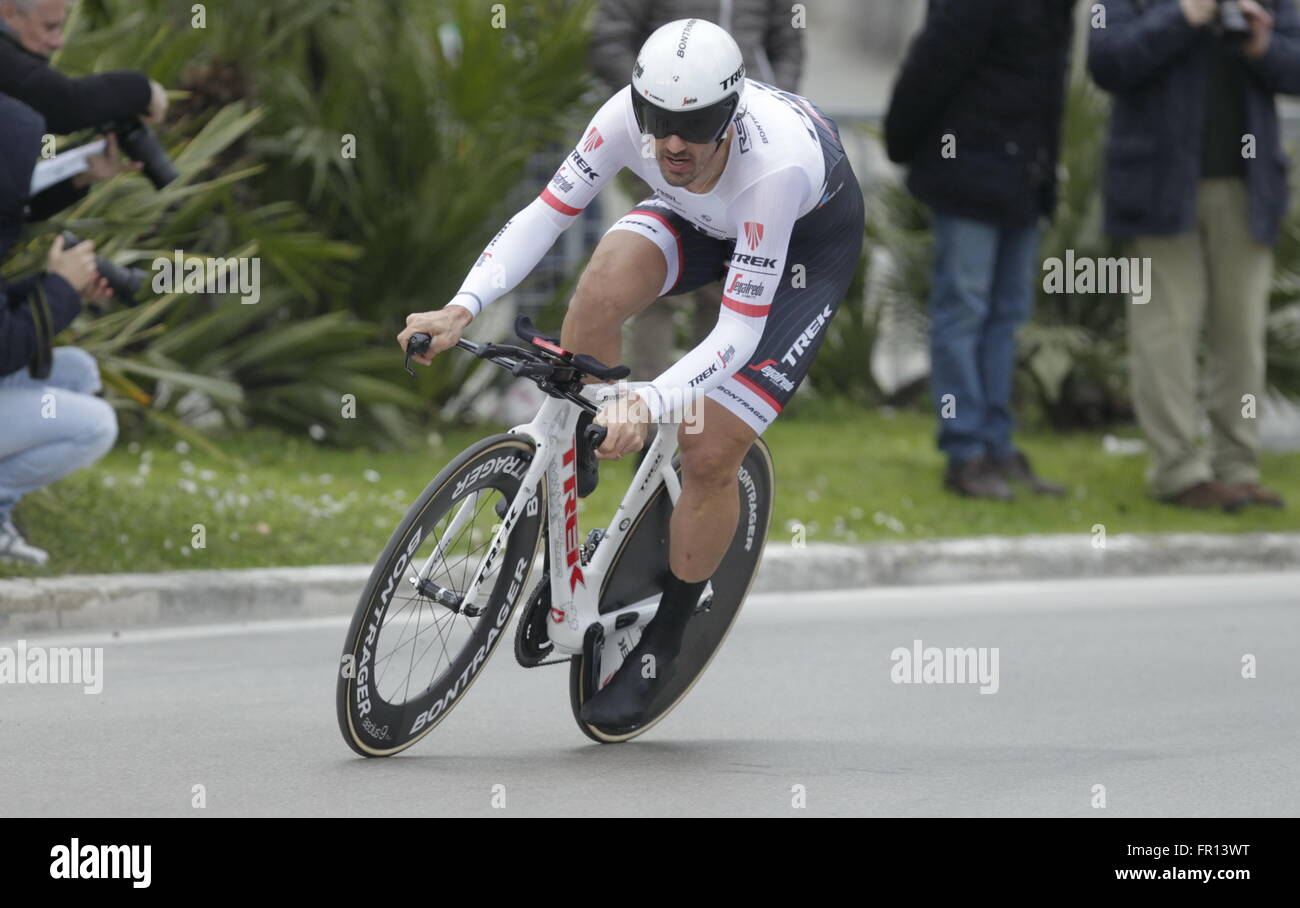 San Benedetto del Tronto, Italia, il 15 marzo 2016 Fabian Cancellera quando CLM a San Benedetto del Tronto deTirreno - Foto Stock