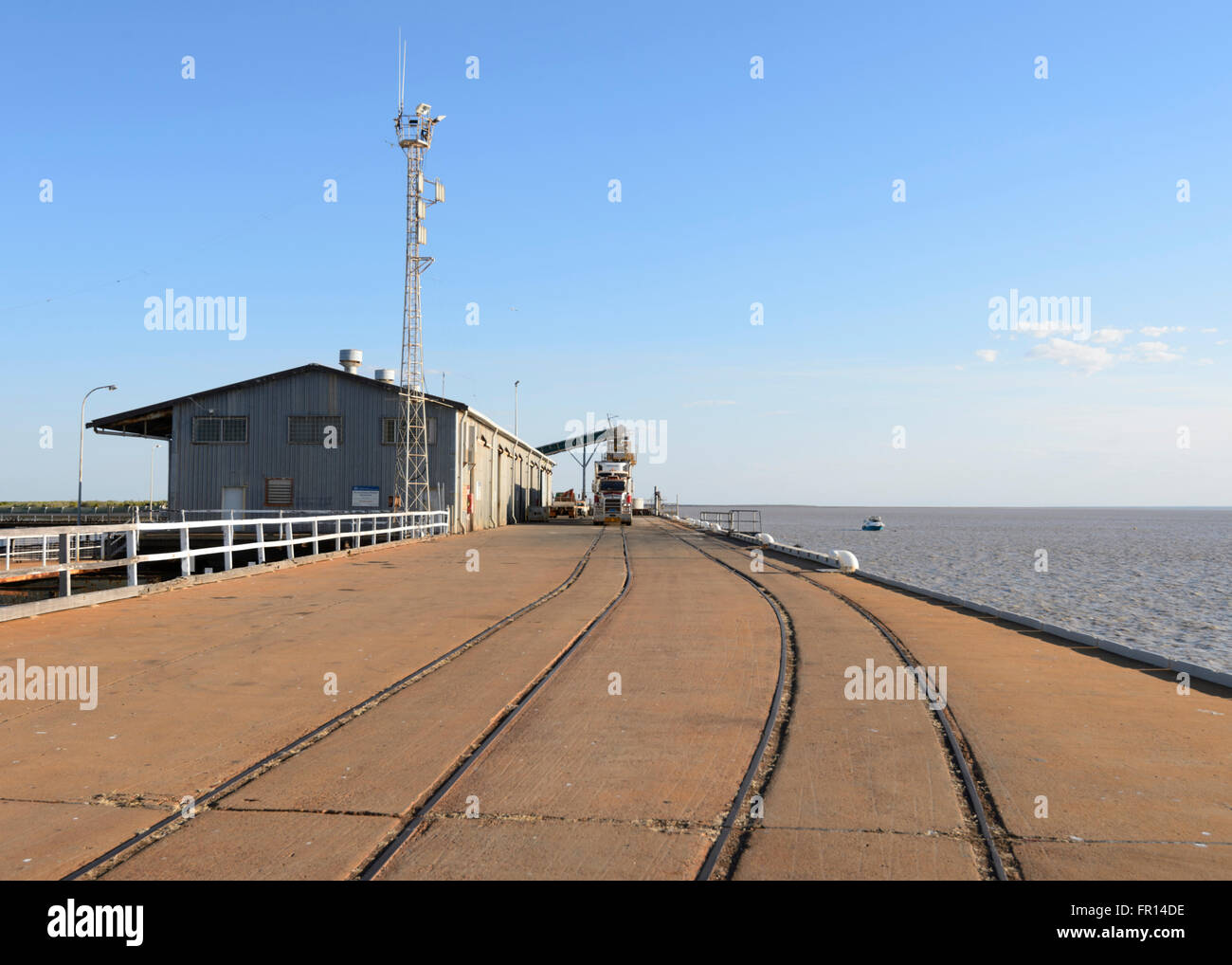 Derby Wharf, Derby, Western Australia, WA, Australia Foto Stock