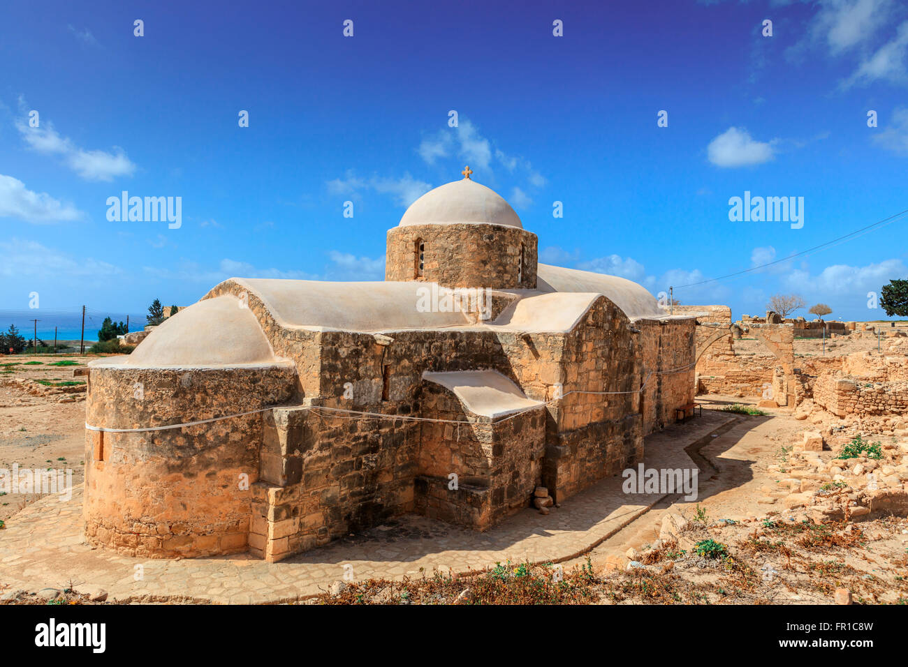 Antica chiesa di 'Panagia Odigitria' (Guida di Beata Vergine Maria) di Cipro. Foto Stock