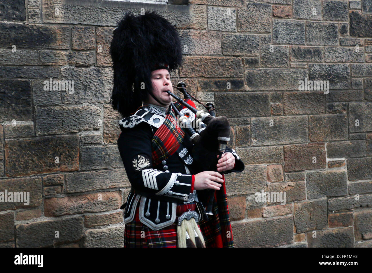 Edinburgh Royal Mile, Scozia Foto Stock