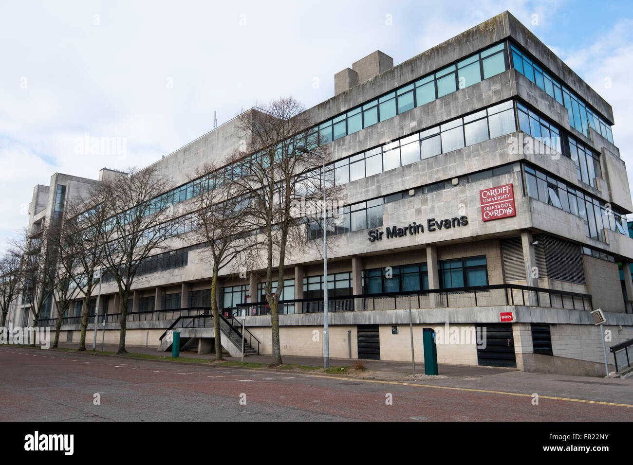 Università di Cardiff Sir Martin Evans la costruzione di Cardiff, Galles del Sud. Foto Stock