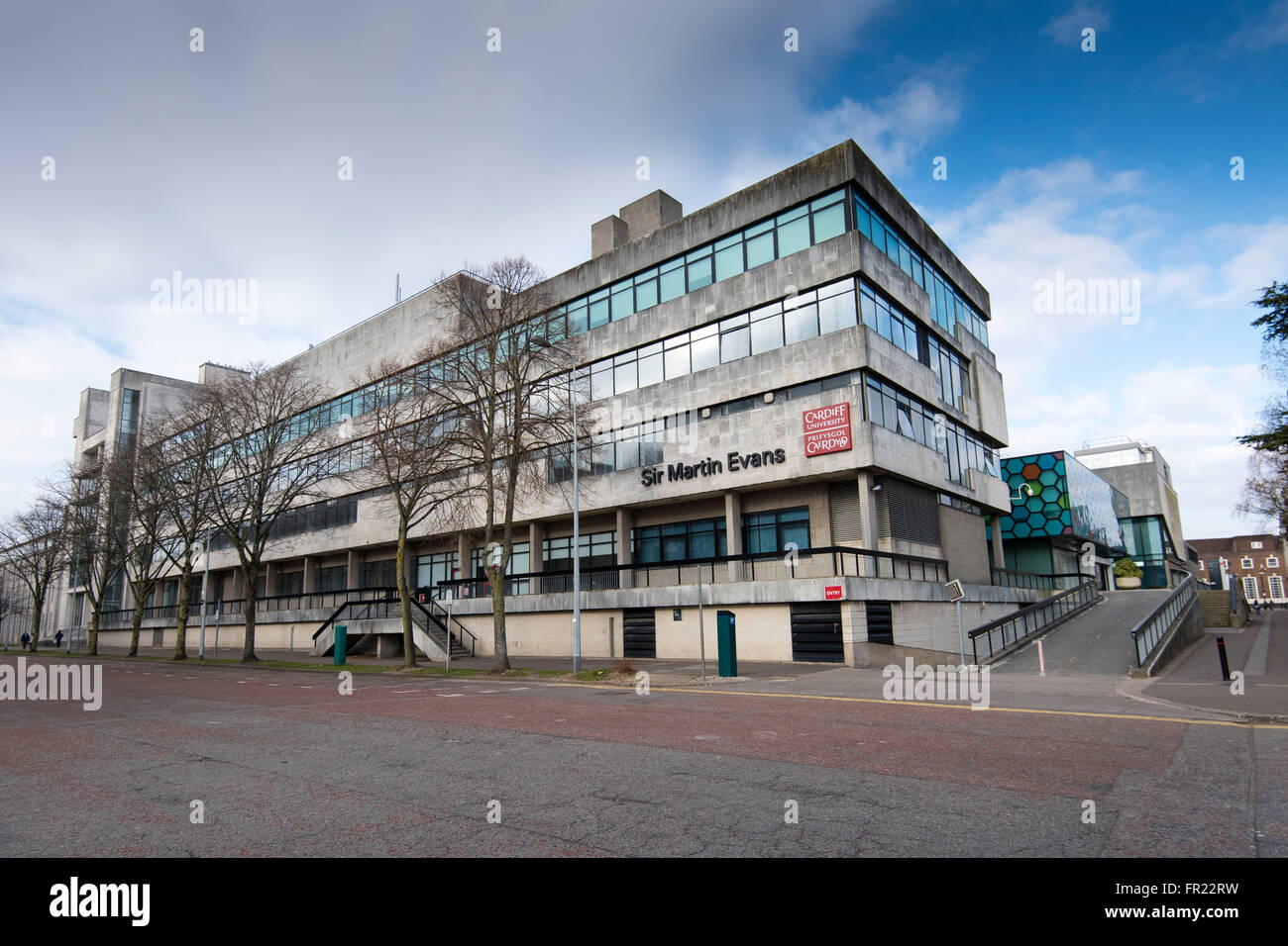 Università di Cardiff Sir Martin Evans la costruzione di Cardiff, Galles del Sud. Foto Stock