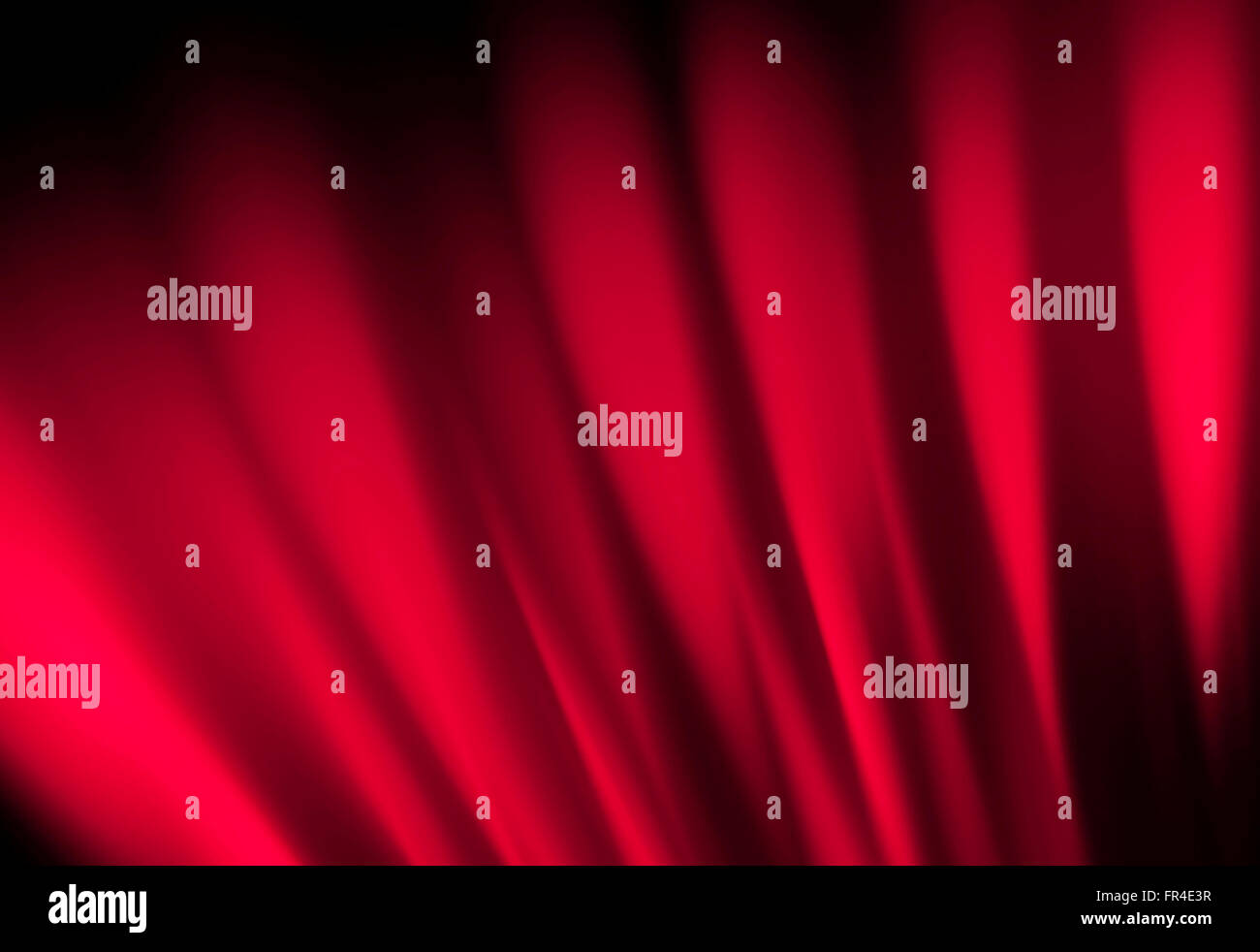 Un sfondo astratto di riflettere la luce rossa Foto Stock