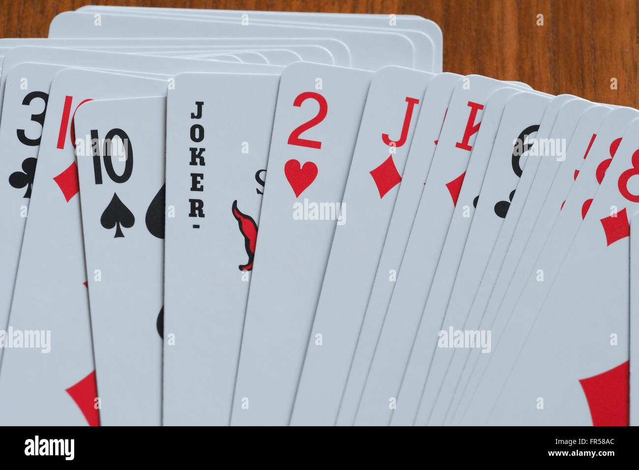 Carte da gioco Foto Stock