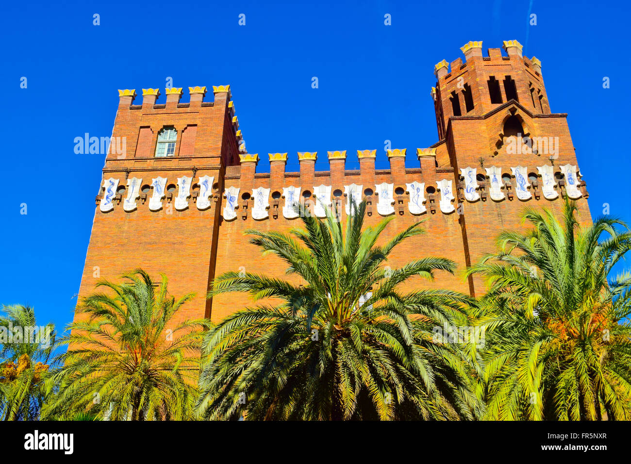 Castello dei tre draghi (Castell dels Tres Dragons). Parc de la Ciutadella, Barcellona, Spagna Foto Stock