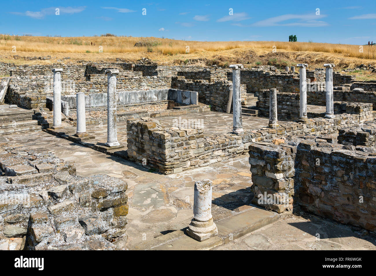 Repubblica di Macedonia, Gradsko, sito archeologico romano di Stobi Foto Stock