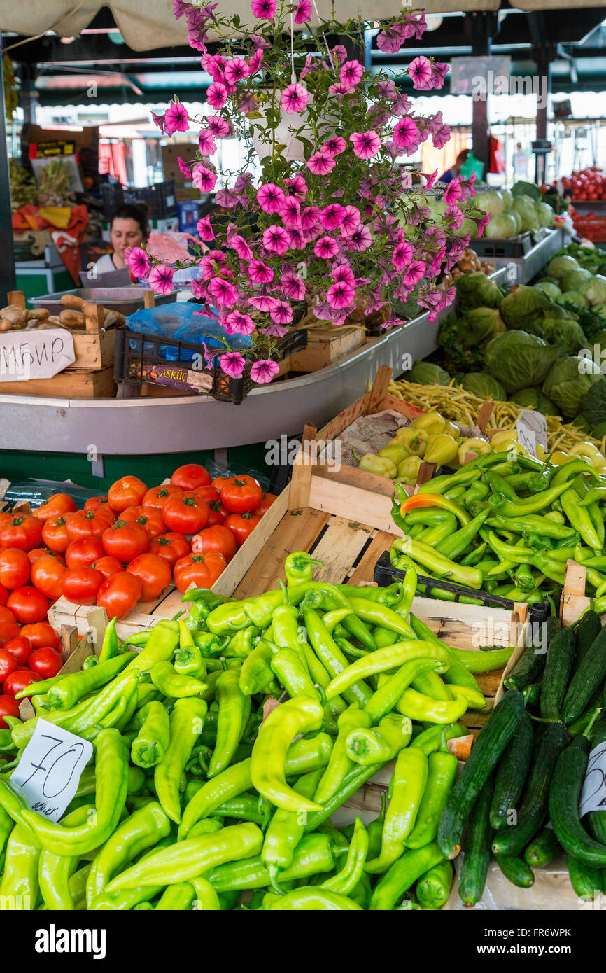 Repubblica di Macedonia, Bitola, il centro della città, il Vecchio Bazar Foto Stock