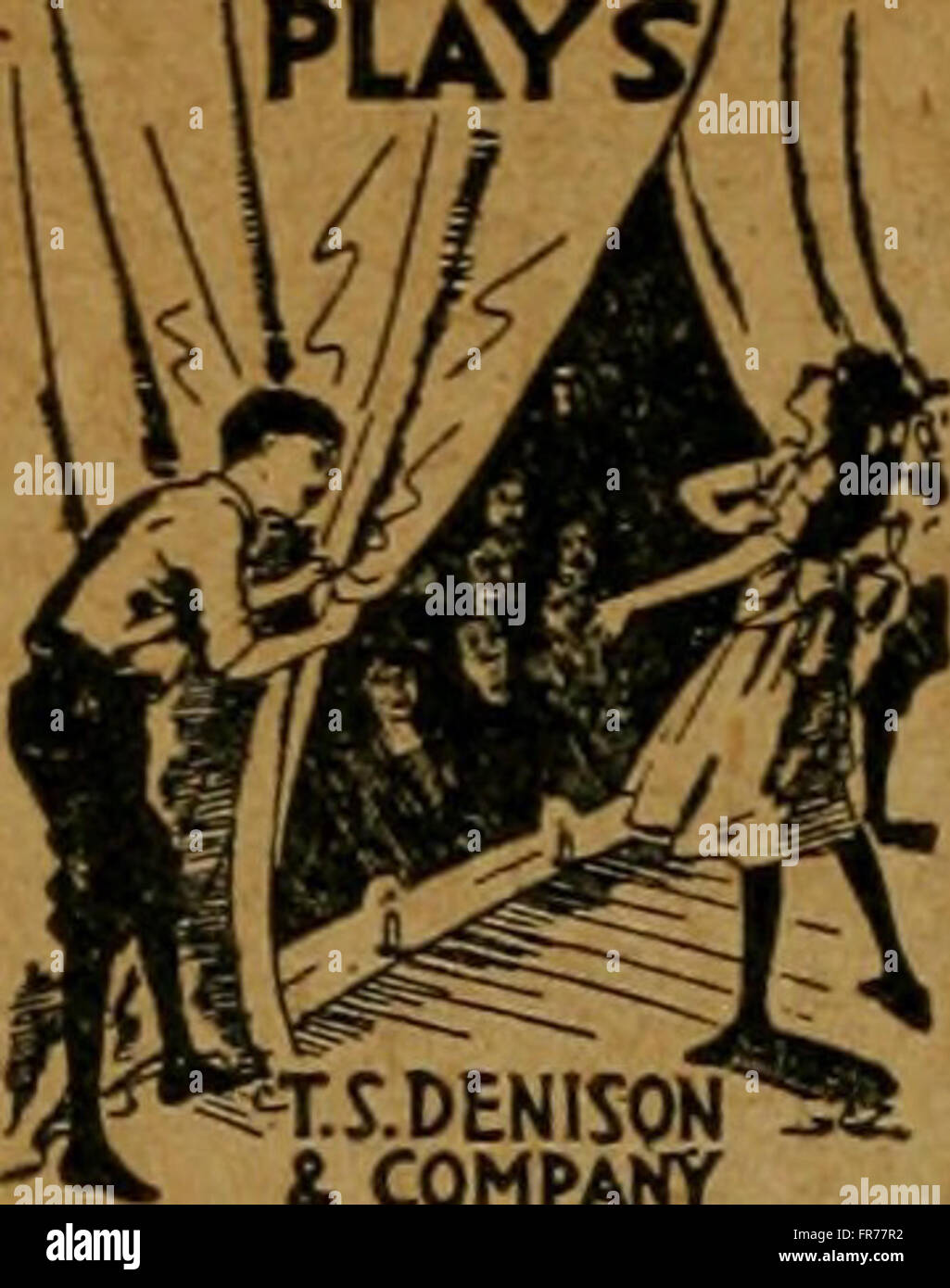 "By Way of the Secret Passage" (1916) è una commedia-dramma in tre atti, che intreccia umorismo e mistero, ambientata in un contesto reale o aristocratico, che coinvolge passaggi segreti e intrighi. Foto Stock