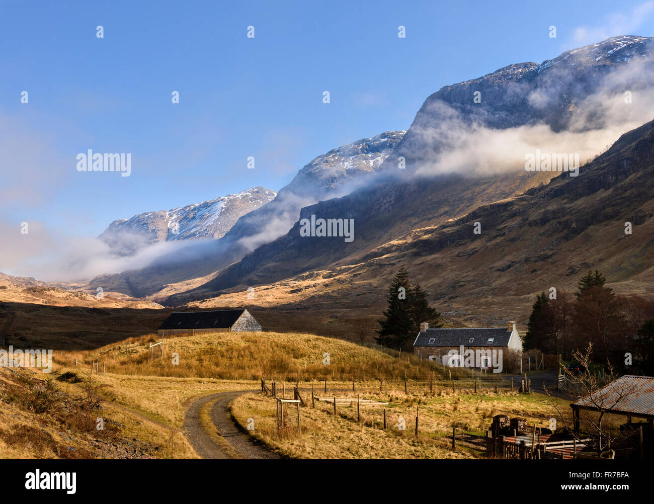 Le Tre sorelle di Glen Coe Foto Stock