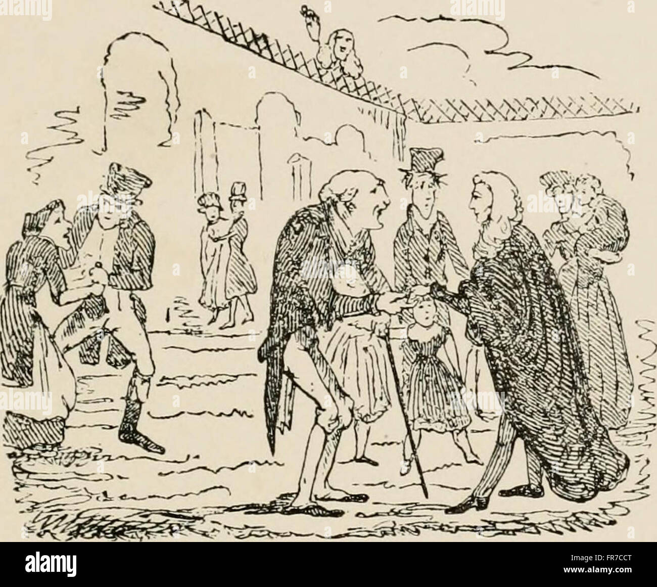 Gallery of Comicalities (1880) è una raccolta di illustrazioni umoristiche e satiriche che mostrano personaggi comici, situazioni esagerate e raffigurazioni spiritose della società del XIX secolo. Foto Stock
