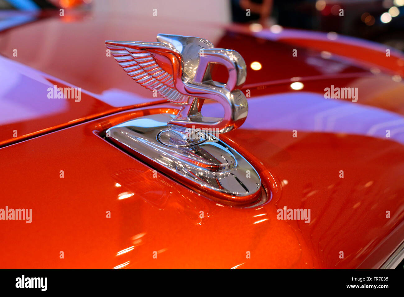 Das Logo der Marke "Bentley", Berlino. Foto Stock