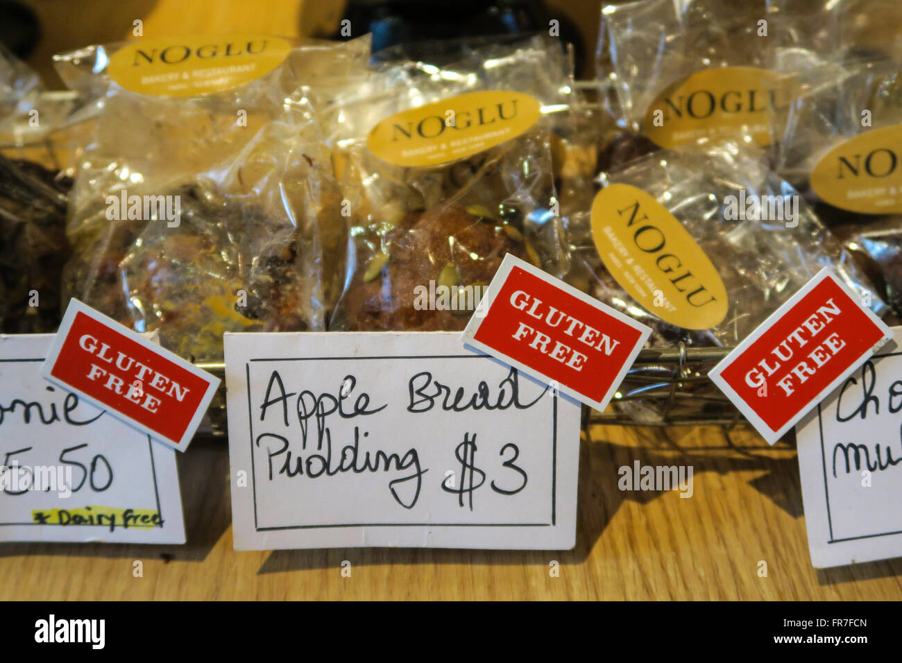 Senza glutine pane, Grand Central Market, NYC Foto Stock