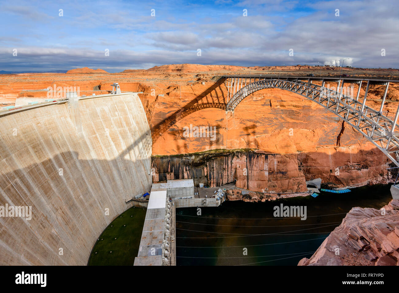 Diga di Glen Canyon Foto Stock