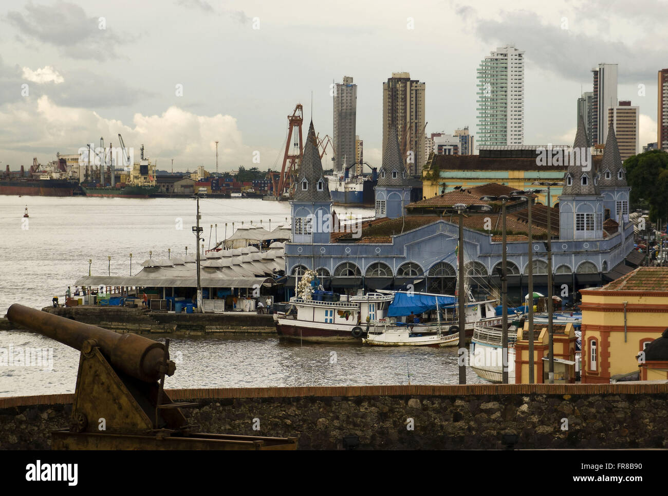 Ver-o-pesos nel centro storico di Belem Foto Stock