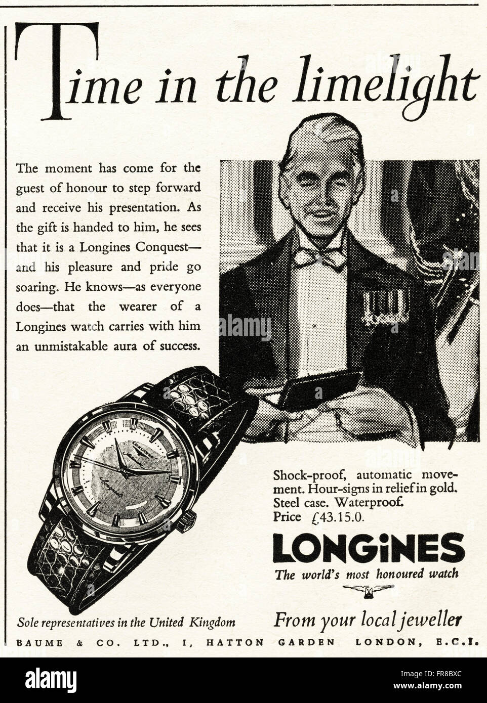 Publicité Vintage "Viaggio Al Centro Dell'Orologio" - Manuel Bien Conservé