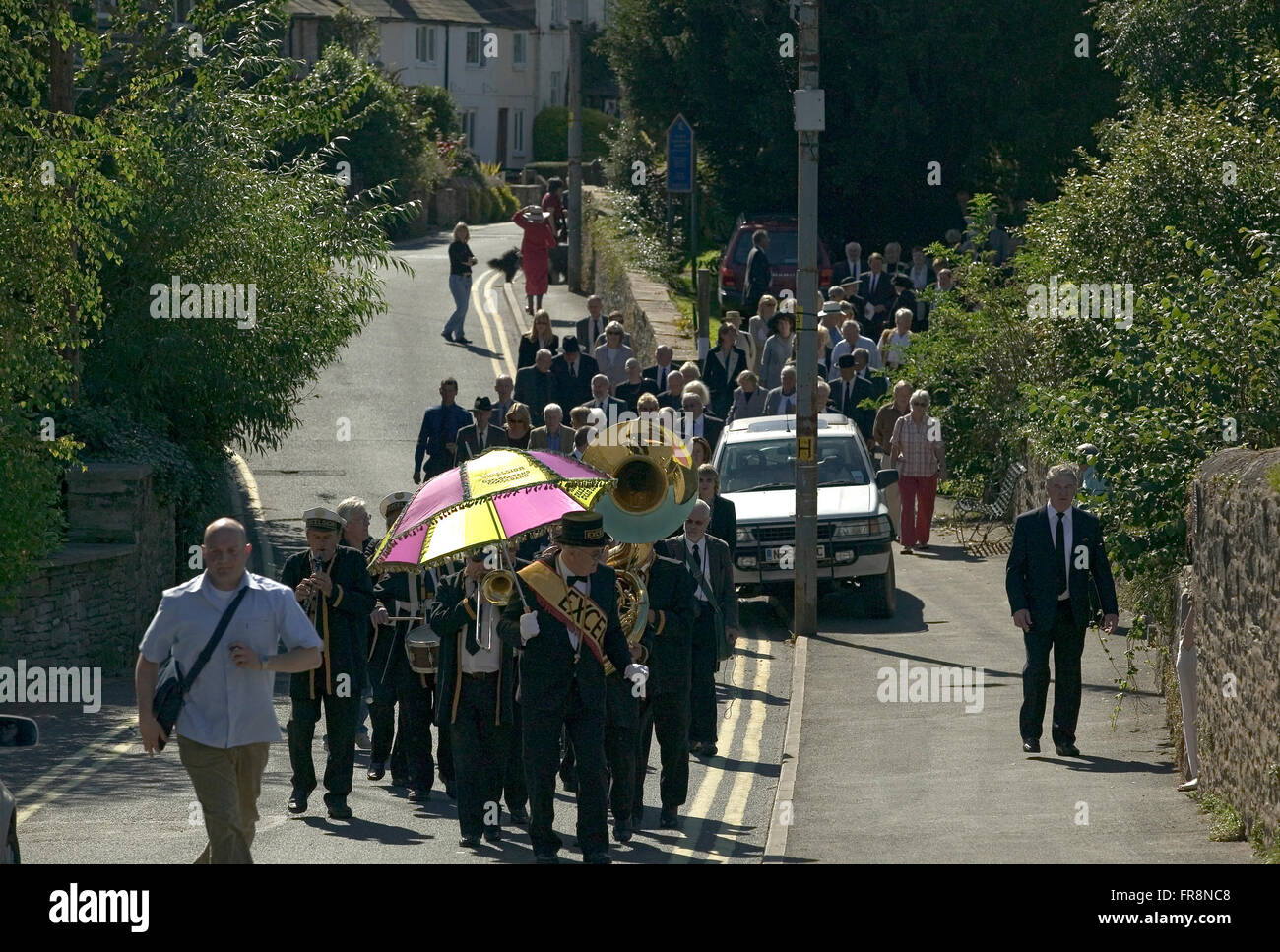 New Orleans funerale in Galles Foto Stock