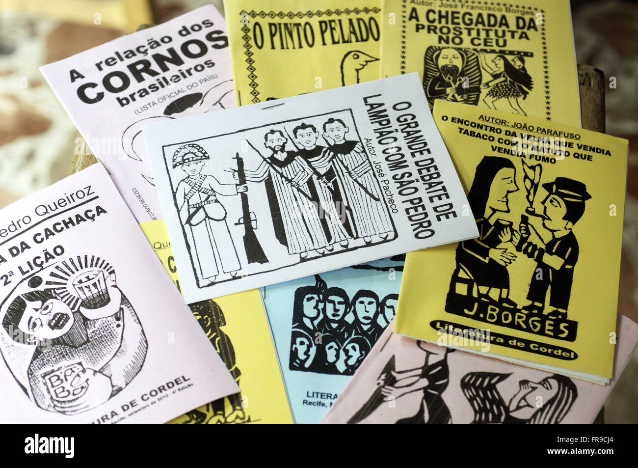 Brochure Cordel letteratura in vendita in Caruaru Fiera - EP Foto Stock