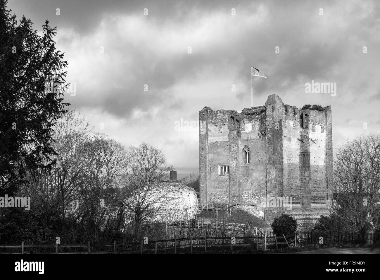 Castello Normanno mantenere. Foto Stock