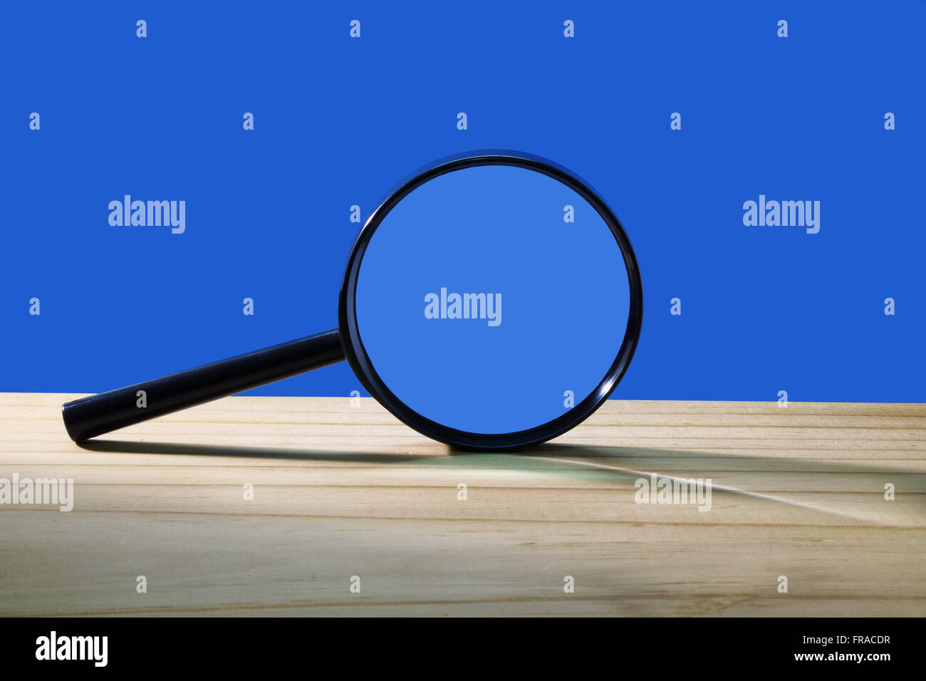 Lente di ingrandimento Foto Stock