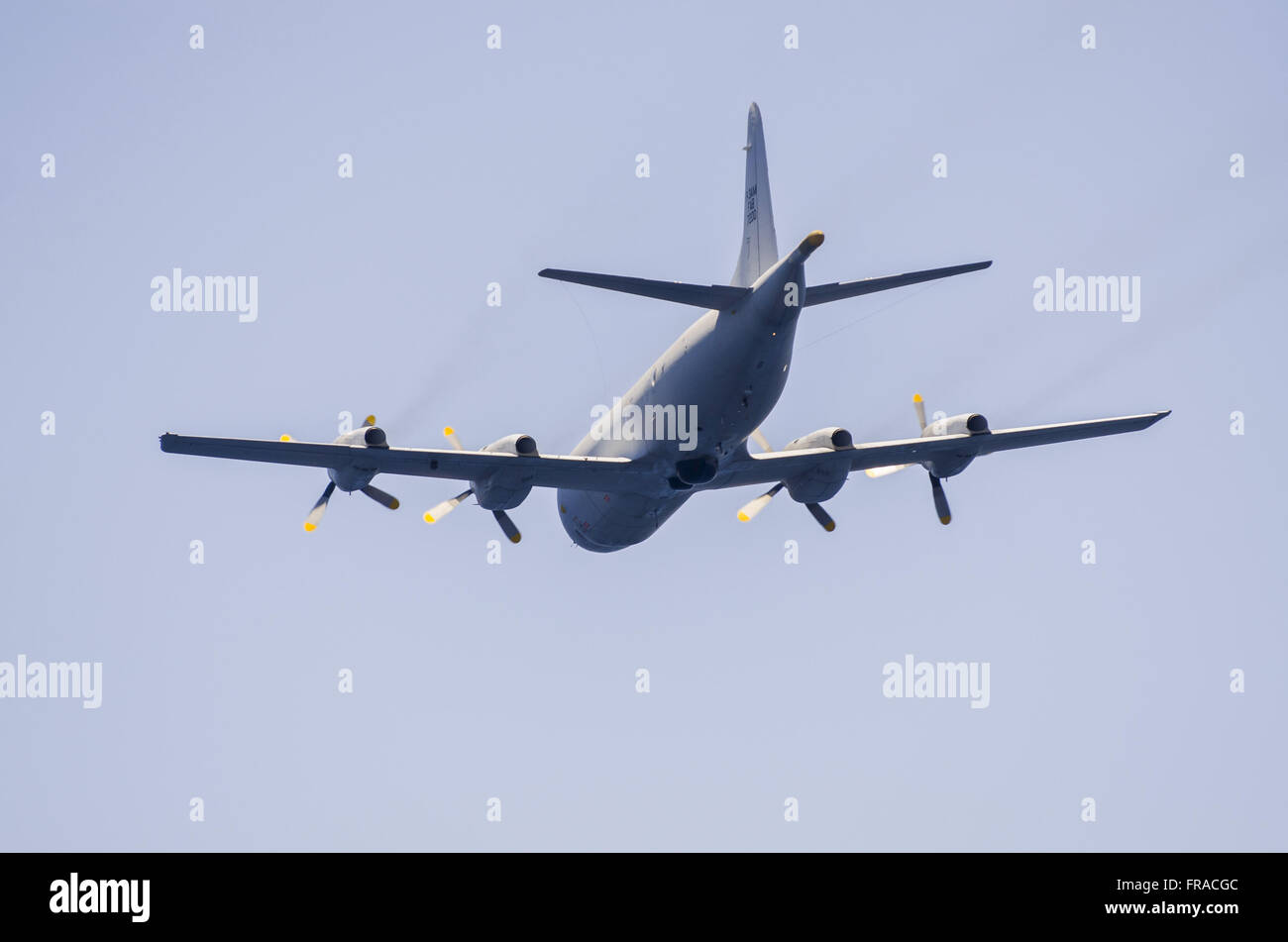 Aeromobile P-3 Orion il pattugliamento marittimo di ampia portata e di guerra Foto Stock