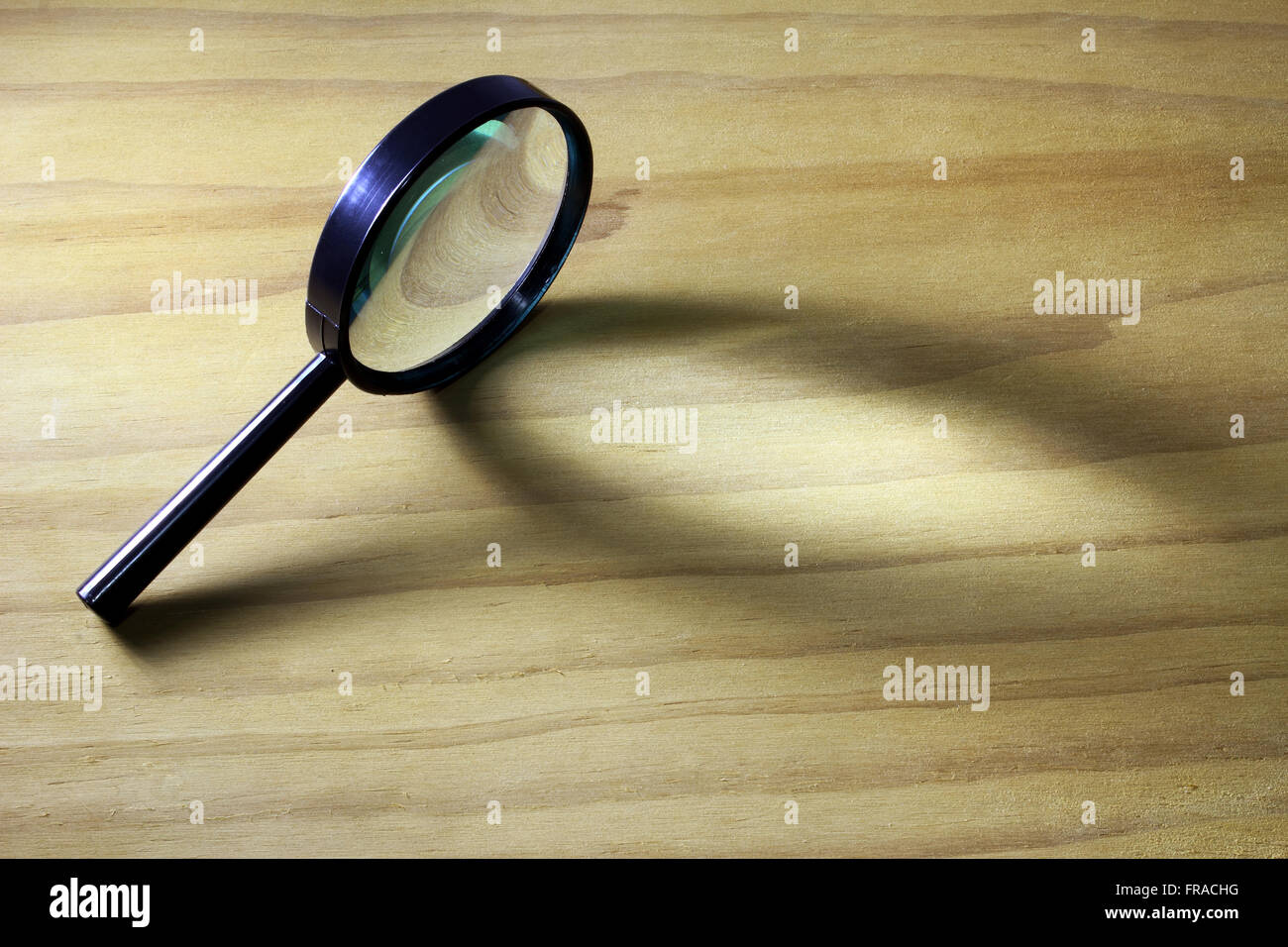 Lente di ingrandimento Foto Stock