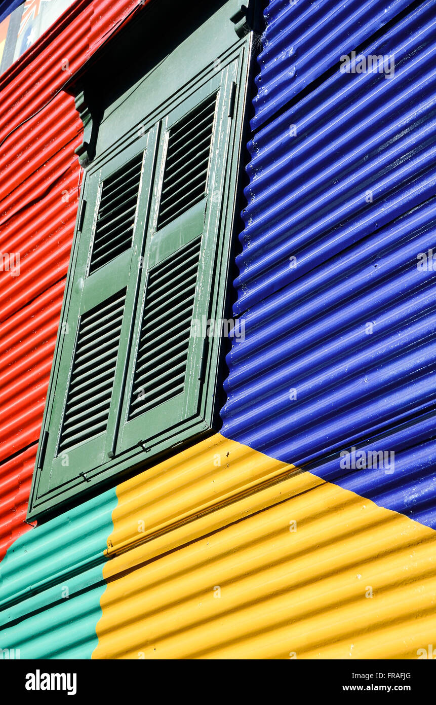 Caminito Street - Open Air Museum - La Boca neighborhood Foto Stock