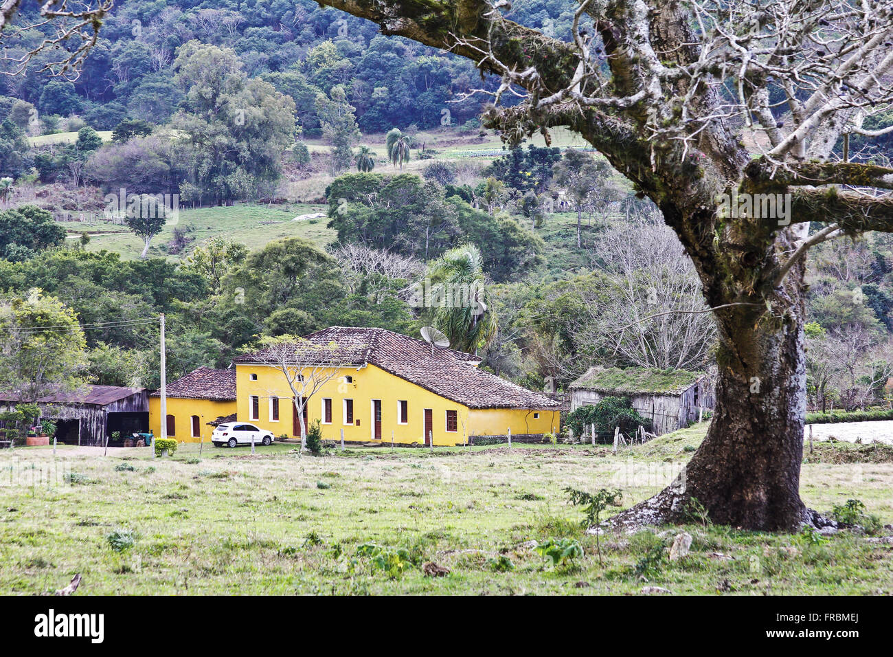 Casa di campagna zona di colonizzazione italiana Foto Stock