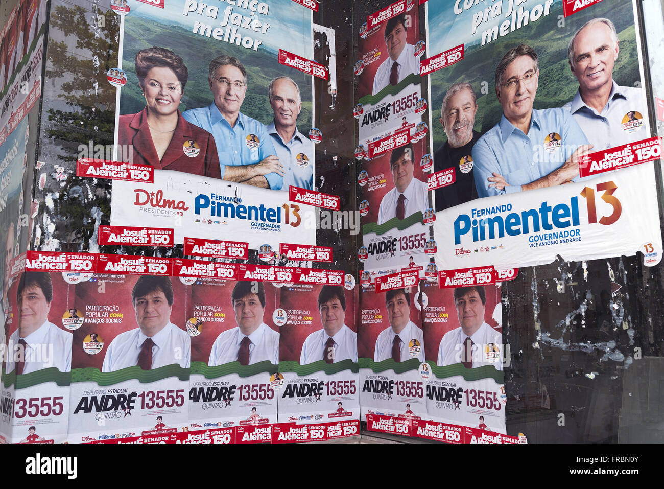 Propaganda Politica poster Foto Stock