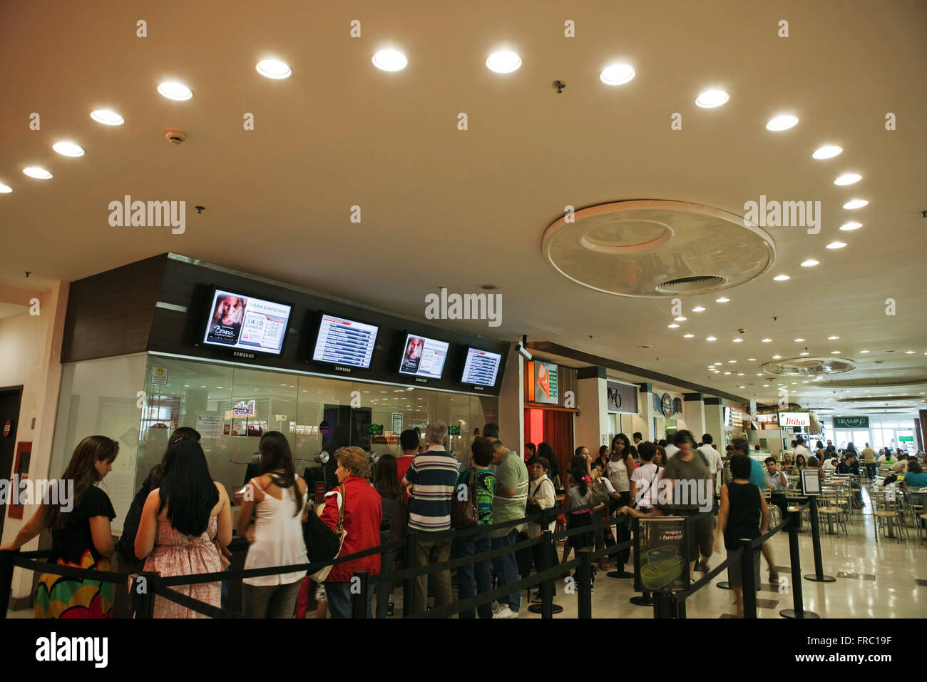 Teatro di riga centro commerciale nel quartiere di Botafogo - a sud della città di Rio de Janeiro Foto Stock