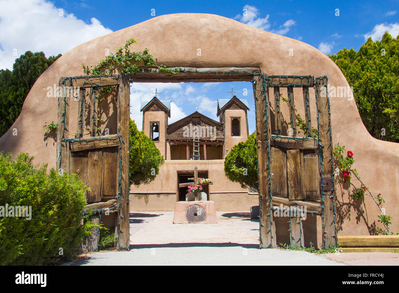 Santuario De Chimayo Chiesa, Chimayo, Nuovo Messico Foto Stock