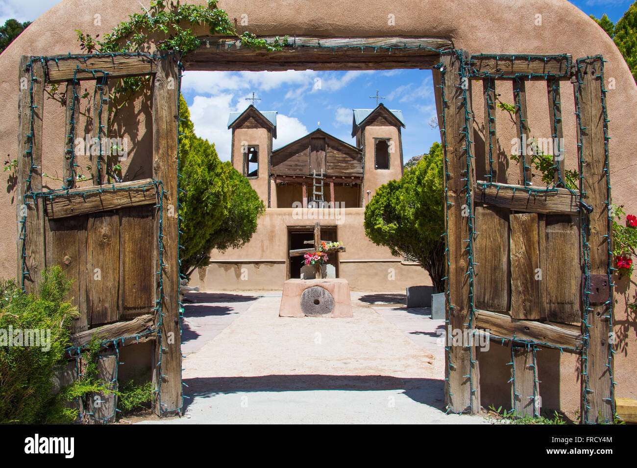 Santuario De Chimayo Chiesa, Chimayo, Nuovo Messico Foto Stock