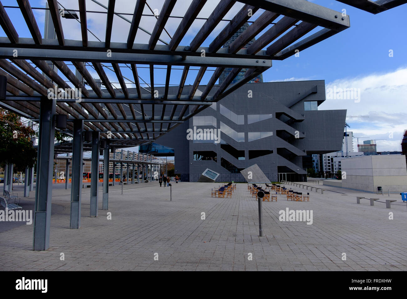 L'Europa, Spagna, Barcellona, Museu del Disseny de Barcelona Foto Stock