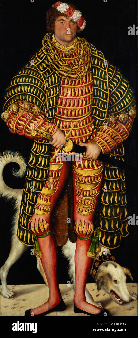 Lucas Cranach il Vecchio - Duca Enrico il Pio Foto Stock