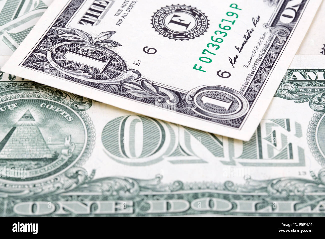 Dollari americani Foto Stock
