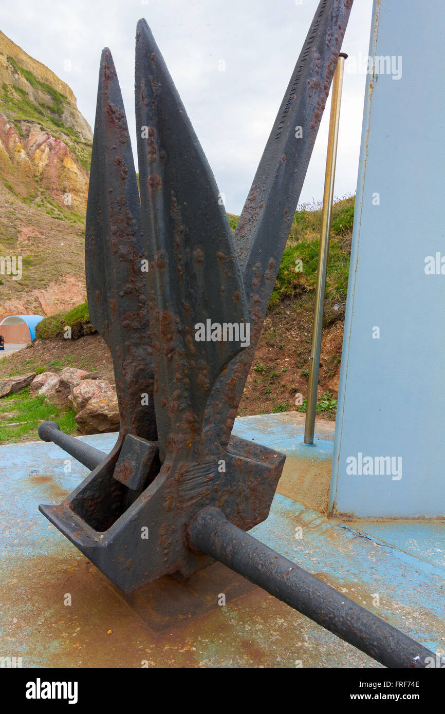 I dettagli di ancoraggio old ship Foto Stock