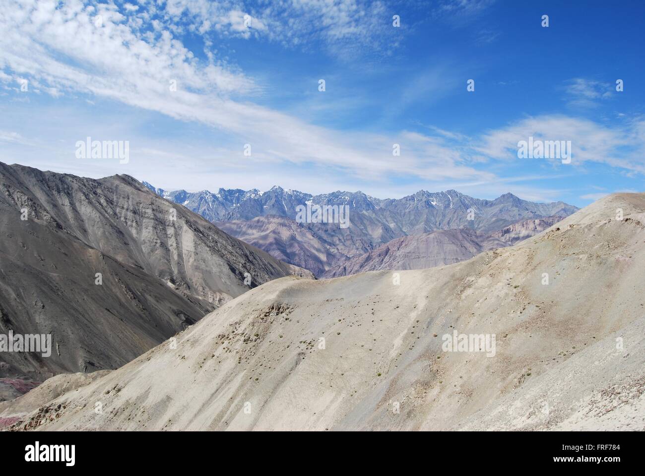 Ladakh, Kashmir-Jammu, India - 12/07/2007 - India / Jammu e Kashmir / Ladakh - Panorama Et Paesaggi del Ladakh. - Foto Stock